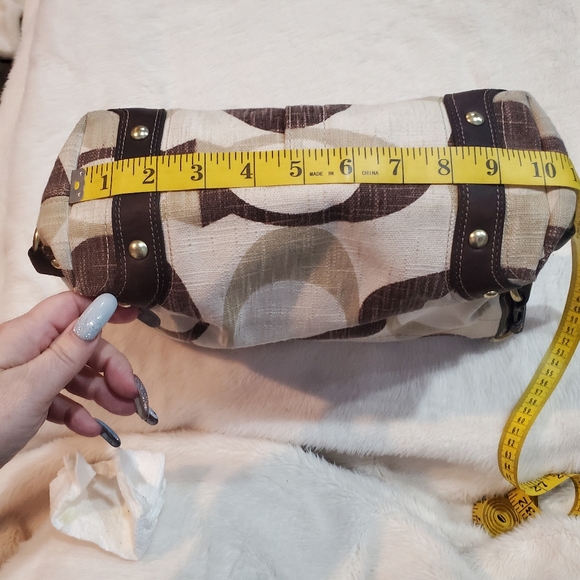 Coach Brown Hobo Bag With Matching Wallet A0826-12197 - Picture 6 of 17